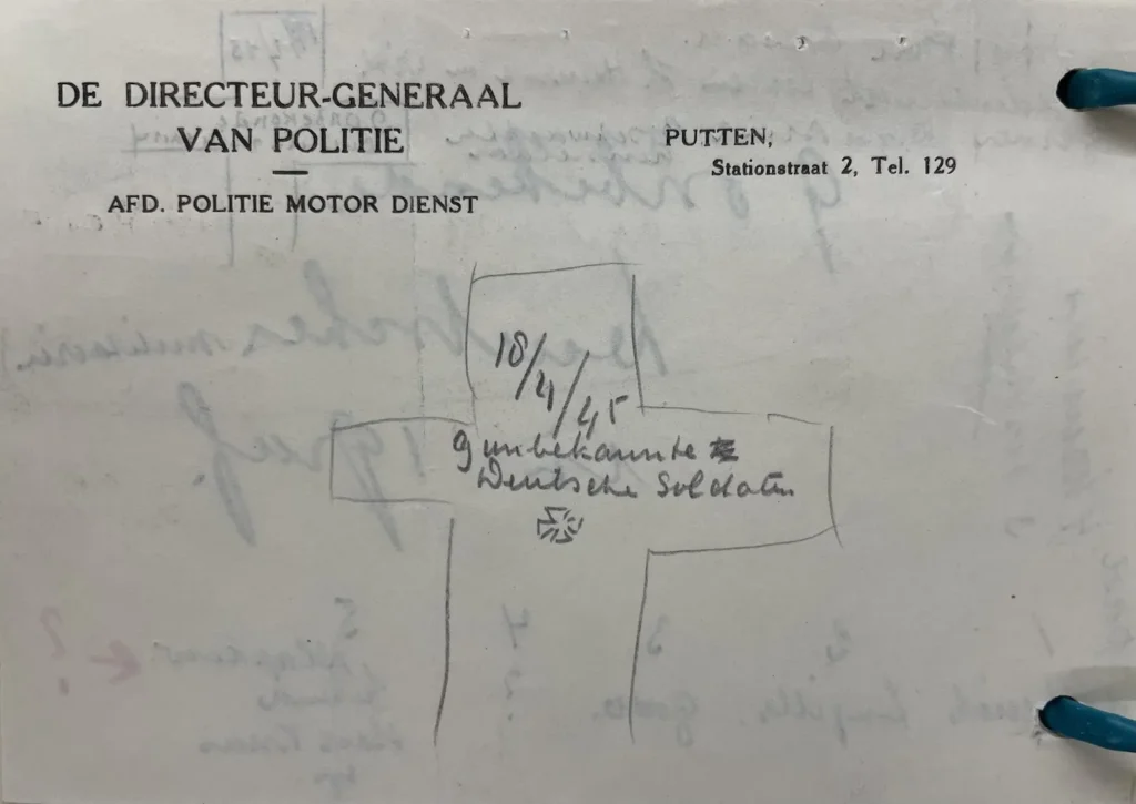 Aantekening achterkant.