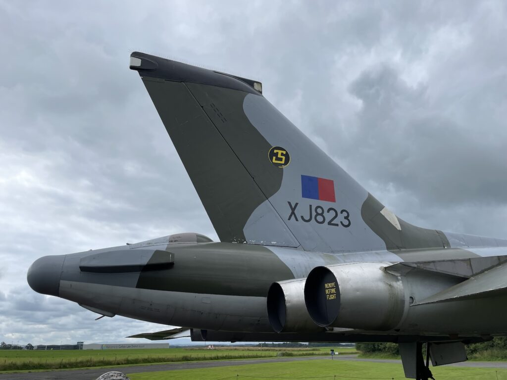 Staart Avro Vulcan.