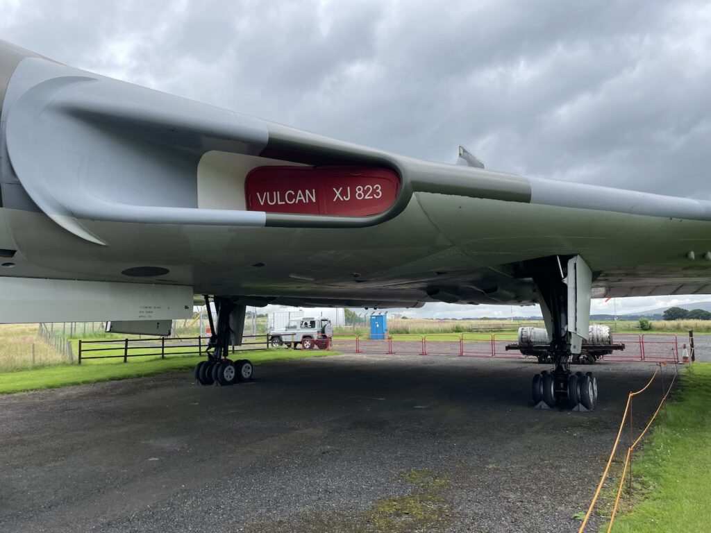 Luchtinlaat Avro Vulcan.