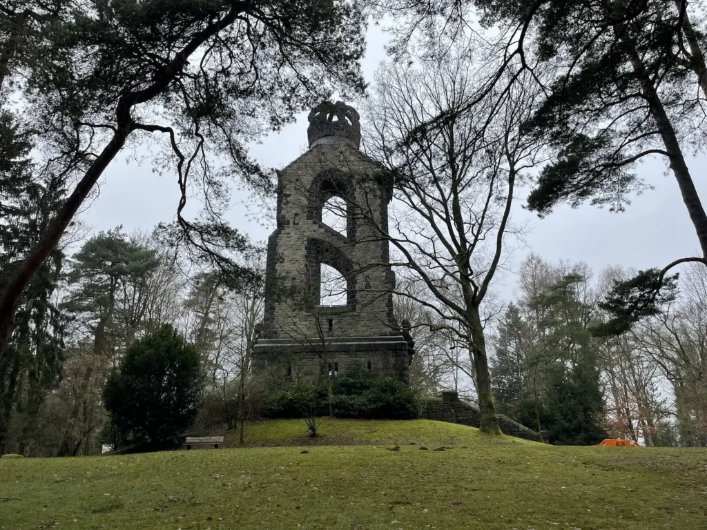 Bismarckturm Waldfriedhof Aachen.
