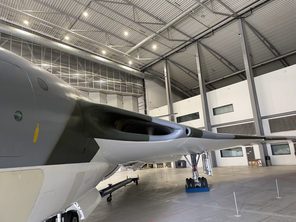 Luchtinlaat van een Handley Page Victor.