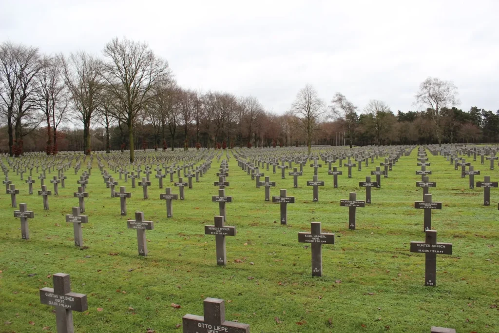 Duitse militaire begraafplaats Ysselsteyn.