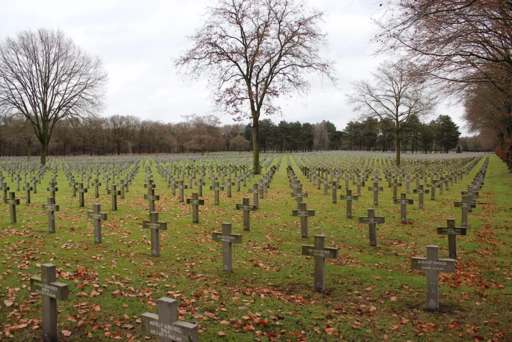 Duitse militaire begraafplaats Ysselsteyn.