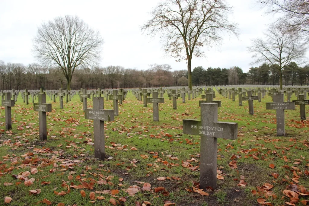 Duitse militaire begraafplaats Ysselsteyn.