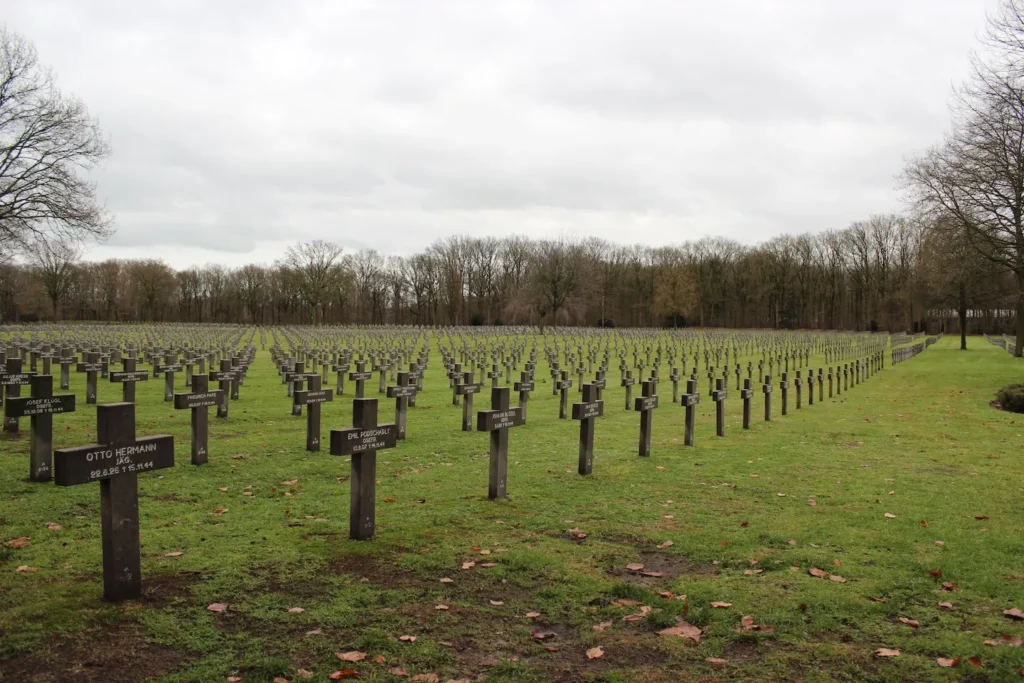 Duitse militaire begraafplaats Ysselsteyn.