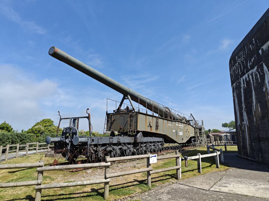 Krupp K5 schuin van voren.