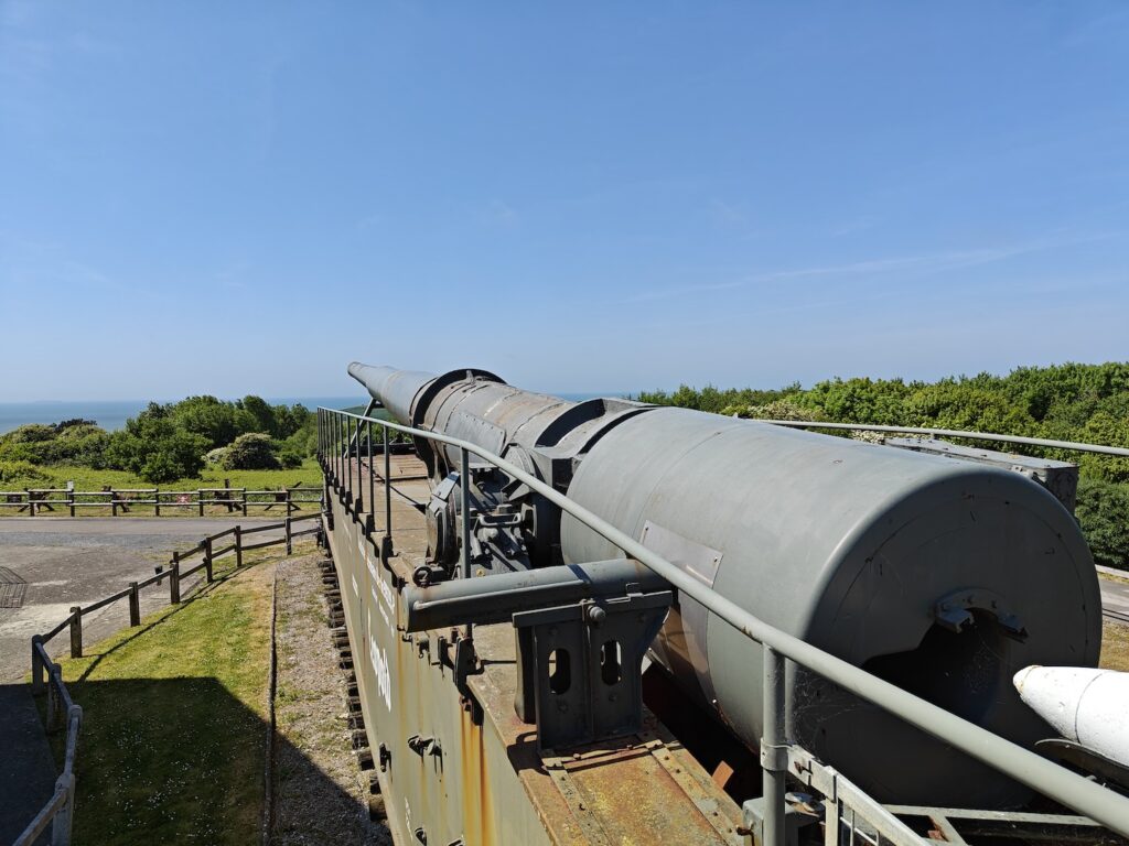 De loop van de Krupp K5.