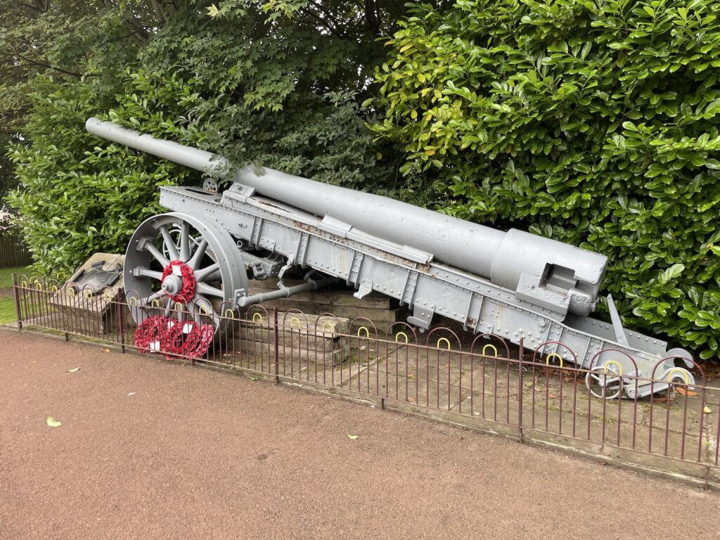 Krupp Kanon in Beamish museum.