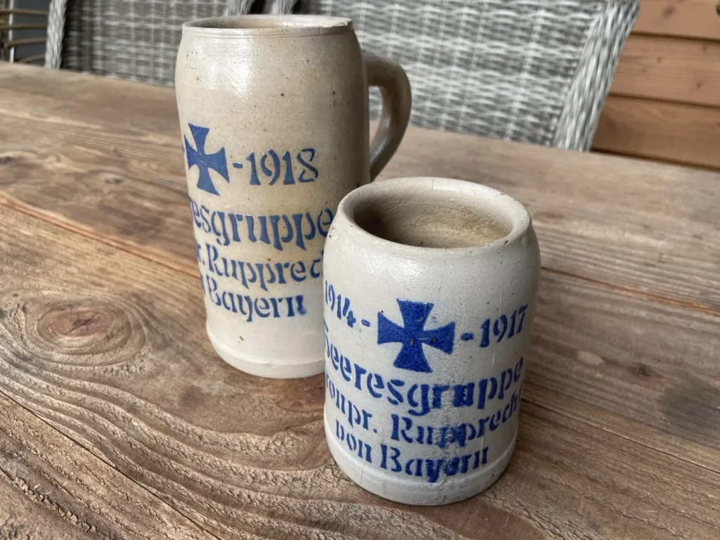 0,5 en 1 liter bierpul.