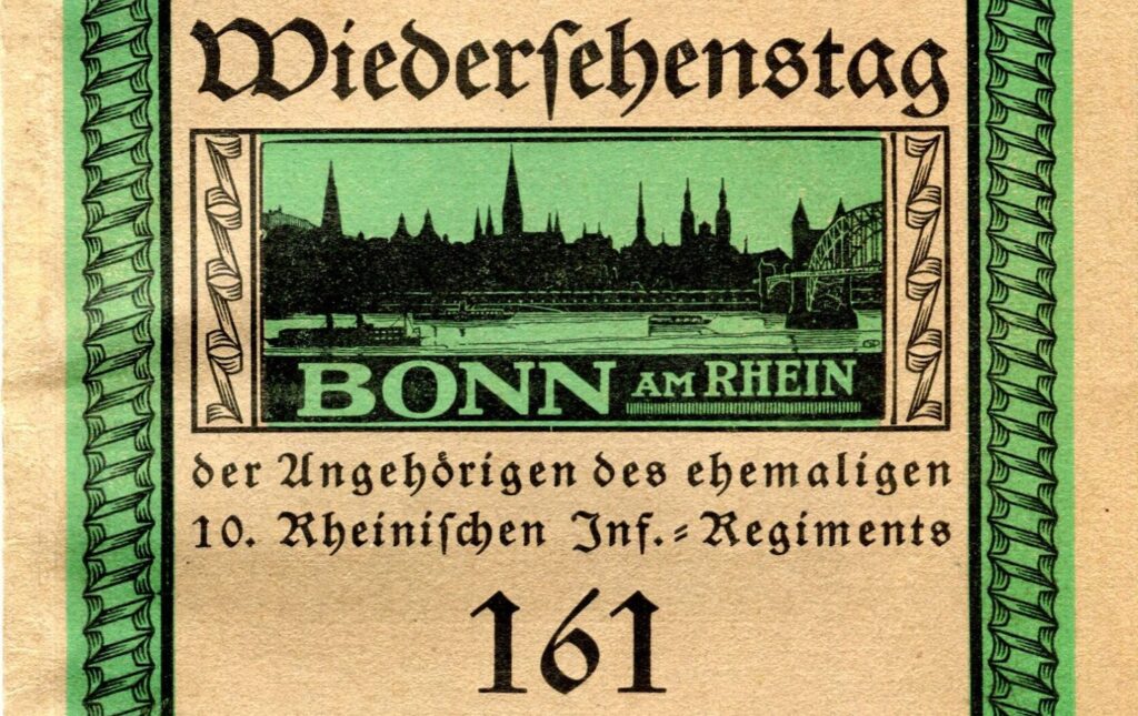 3. Wiedersehenstag der Angehörigen des ehemaligen 10. Rheinischen Inf. Regiments 161 - Festschrift